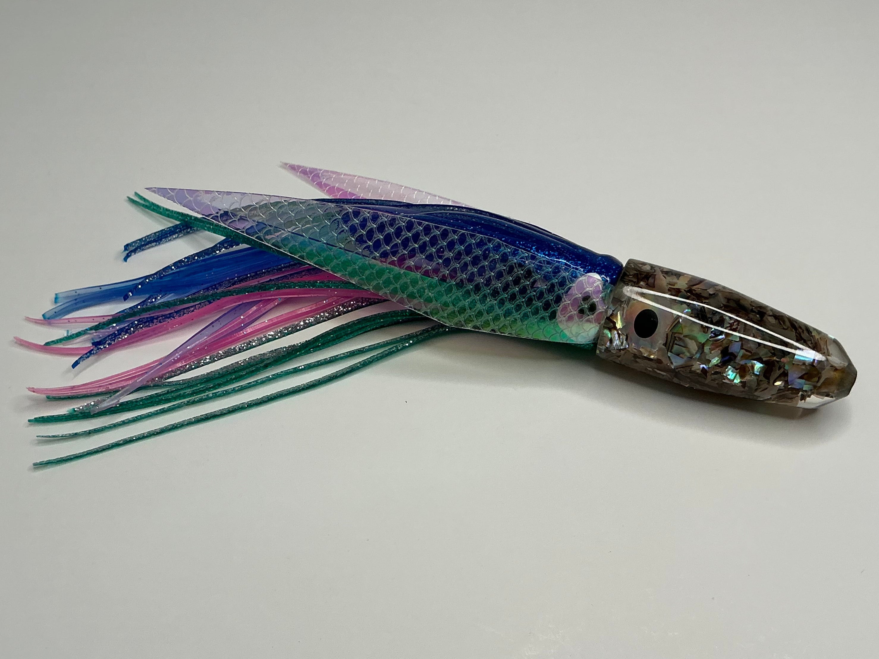 5”+ Paua Shell Flake Bullets (Hologram & Red Eyes)