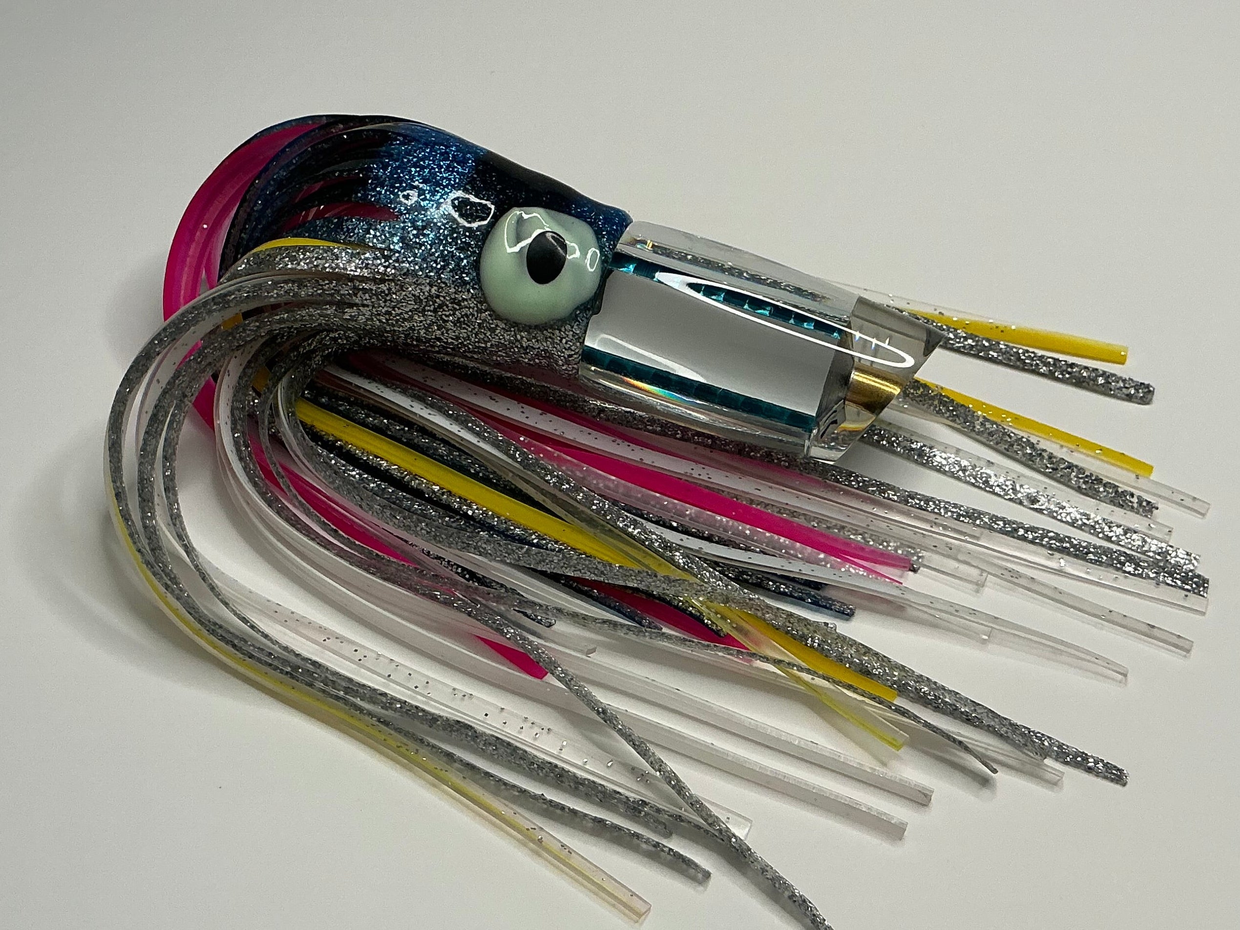 7” Ice Blue Mirror Slant