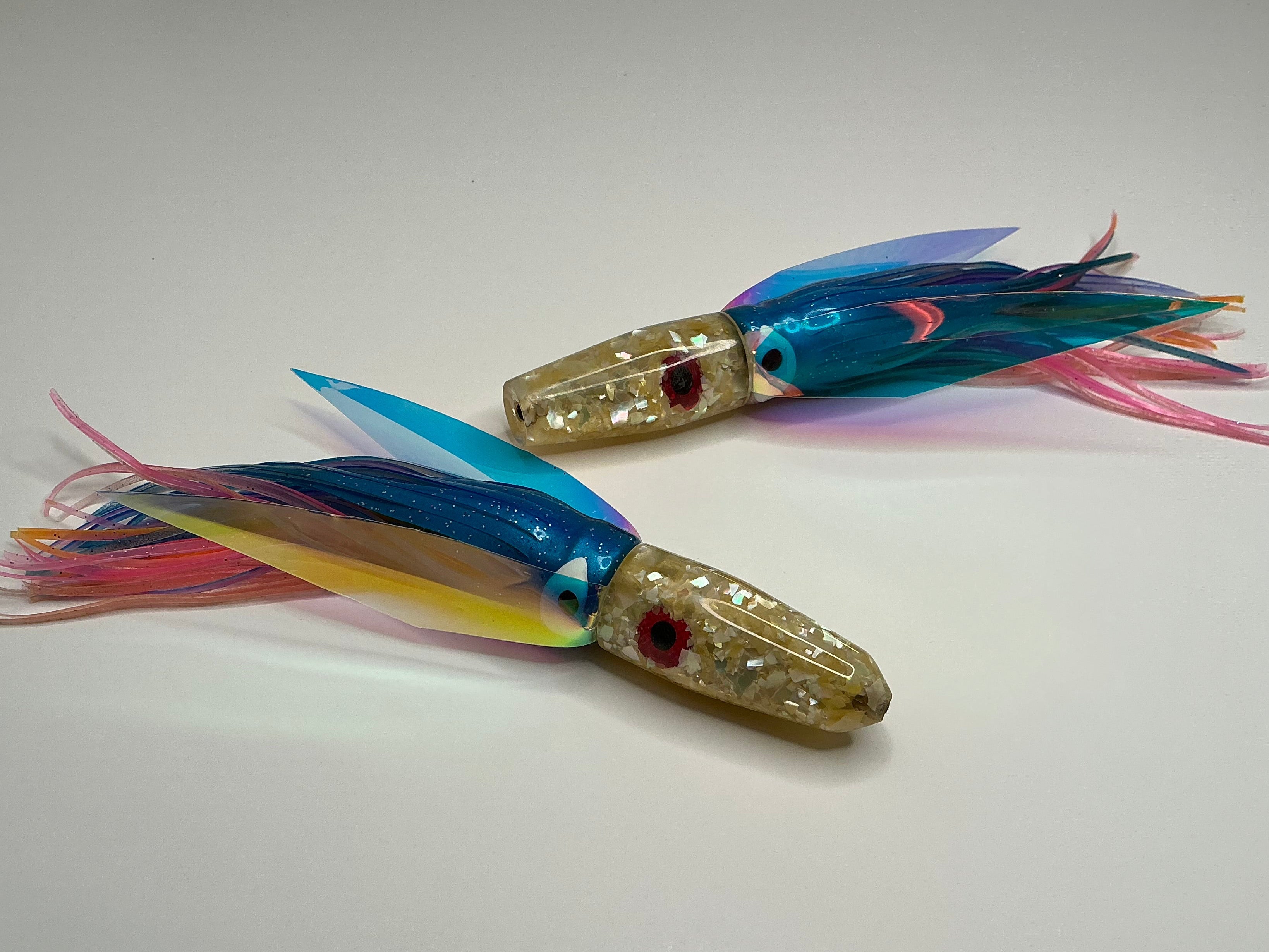 5”+ Gold Shell Flake Bullets And Inverts (Red Eyes)