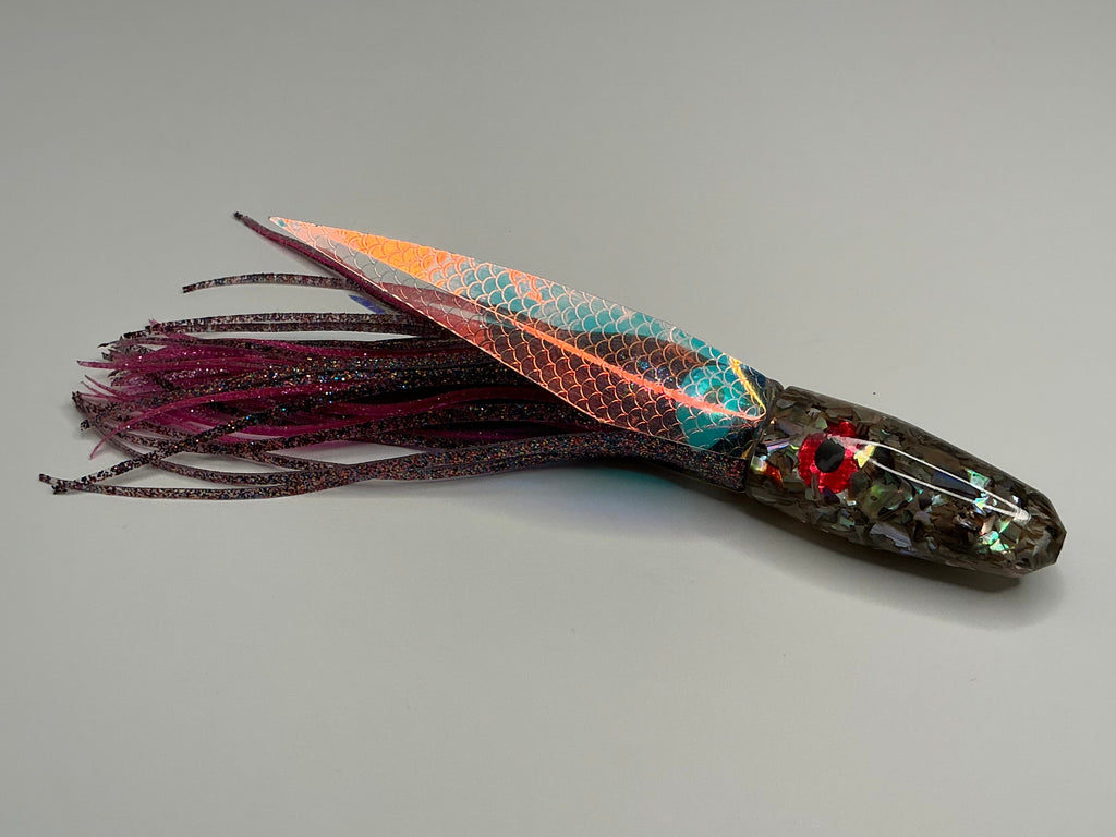 5”+ Paua Shell Flake Bullets (Hologram & Red Eyes)