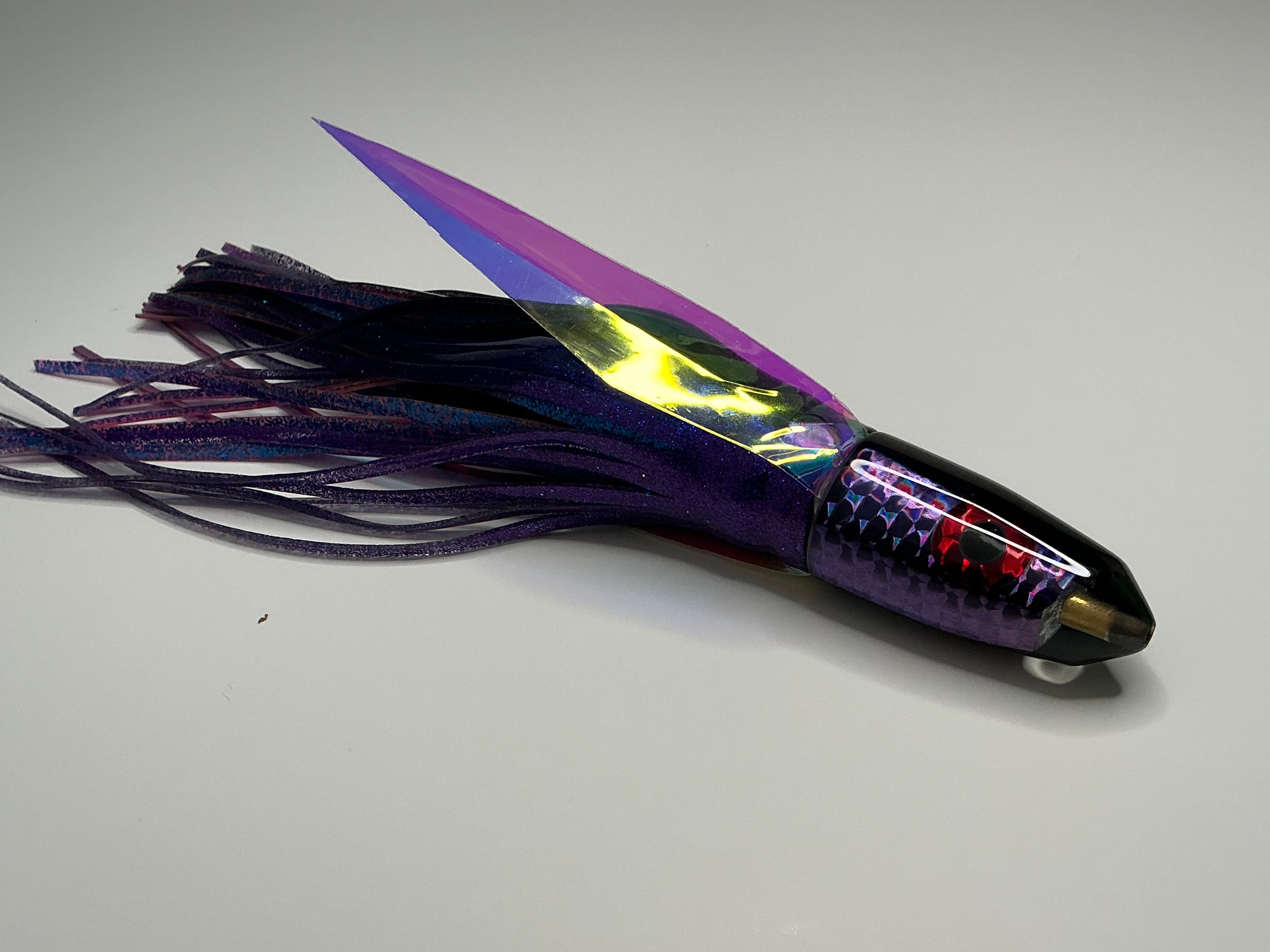 7”+ Black & Purple Flying Fish Bullet