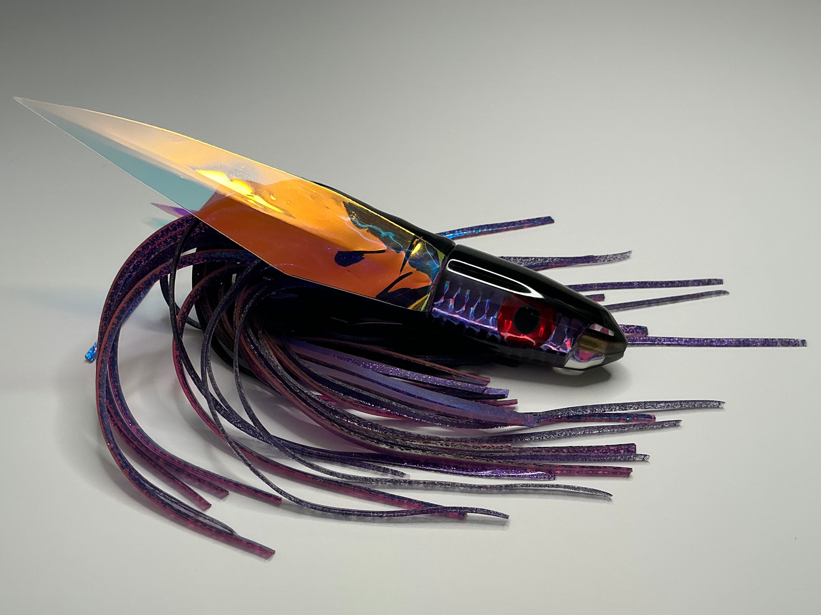 7”+ Black & Purple Flying Fish Bullet