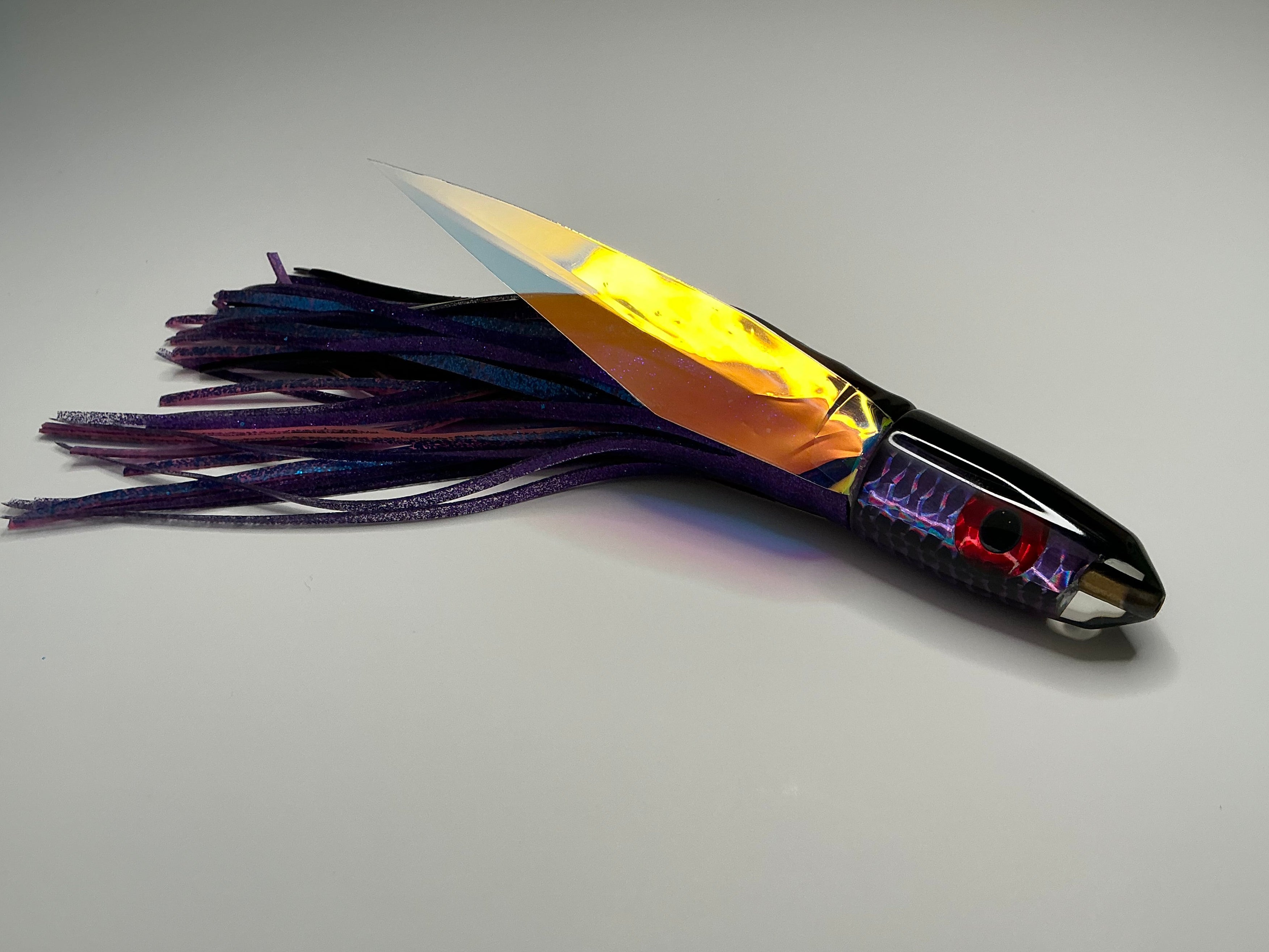 7”+ Black & Purple Flying Fish Bullet