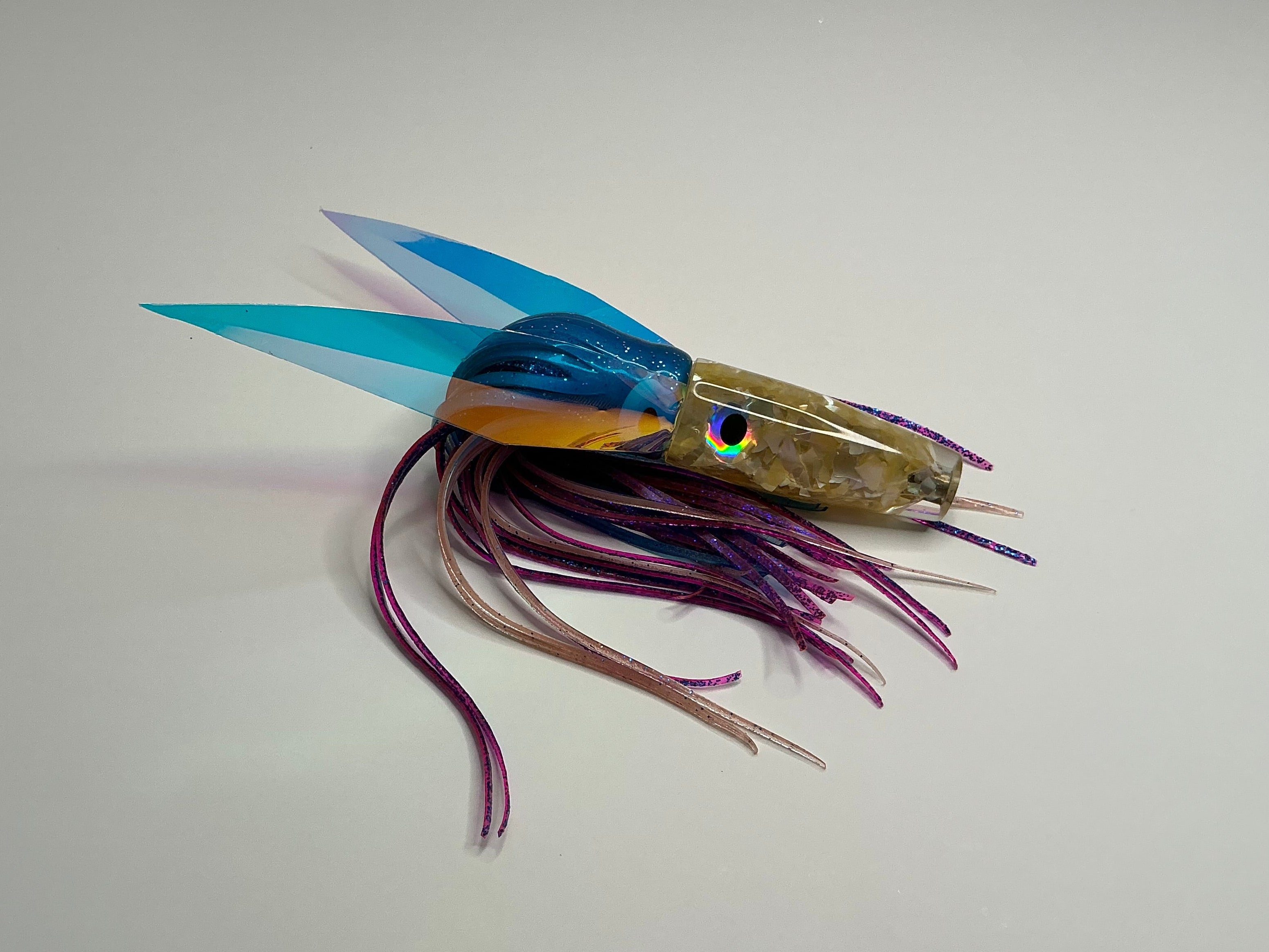 5”+ Gold Shell Flake Inverts (Hologram Eyes)