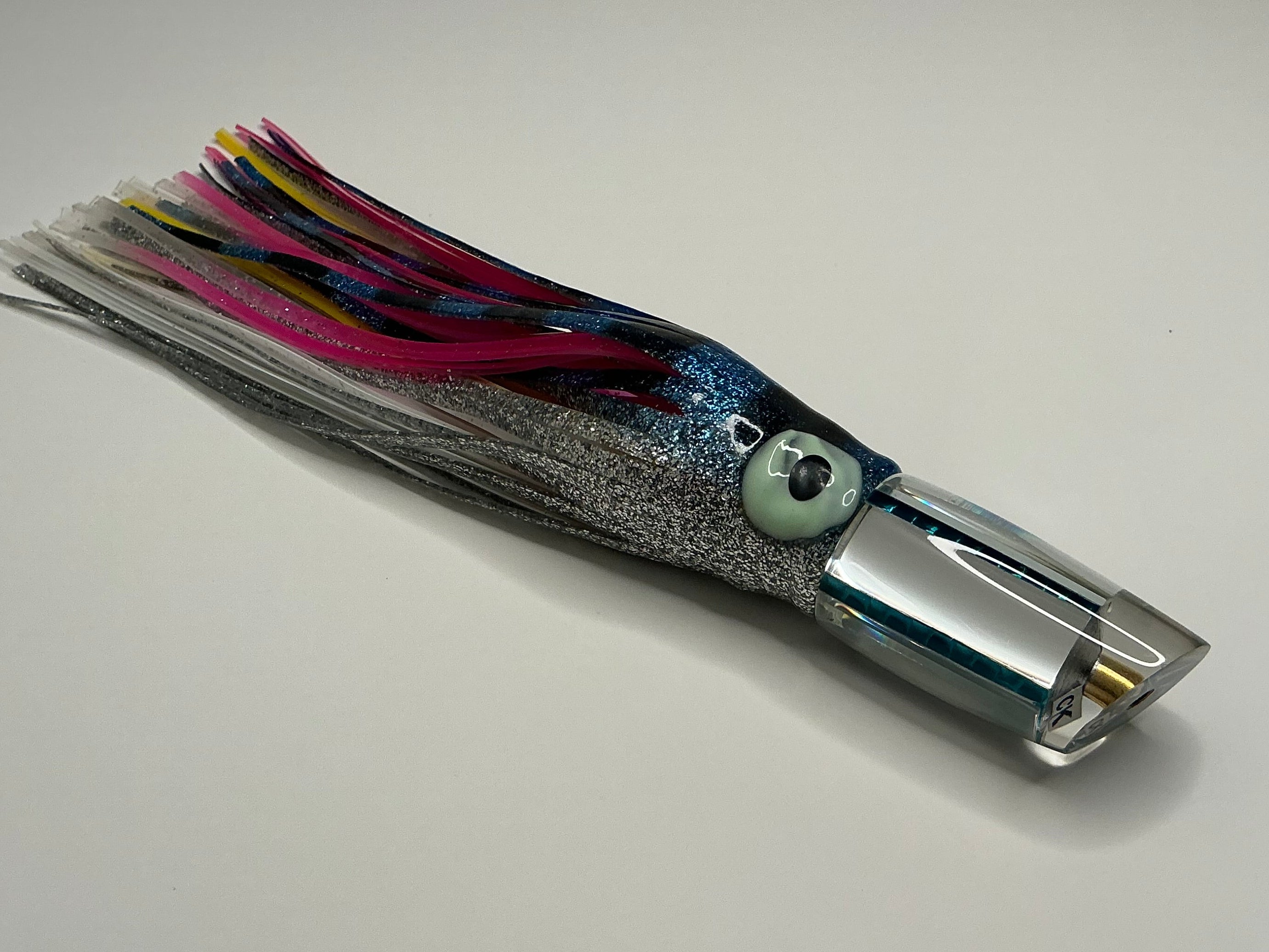 7” Ice Blue Mirror Slant