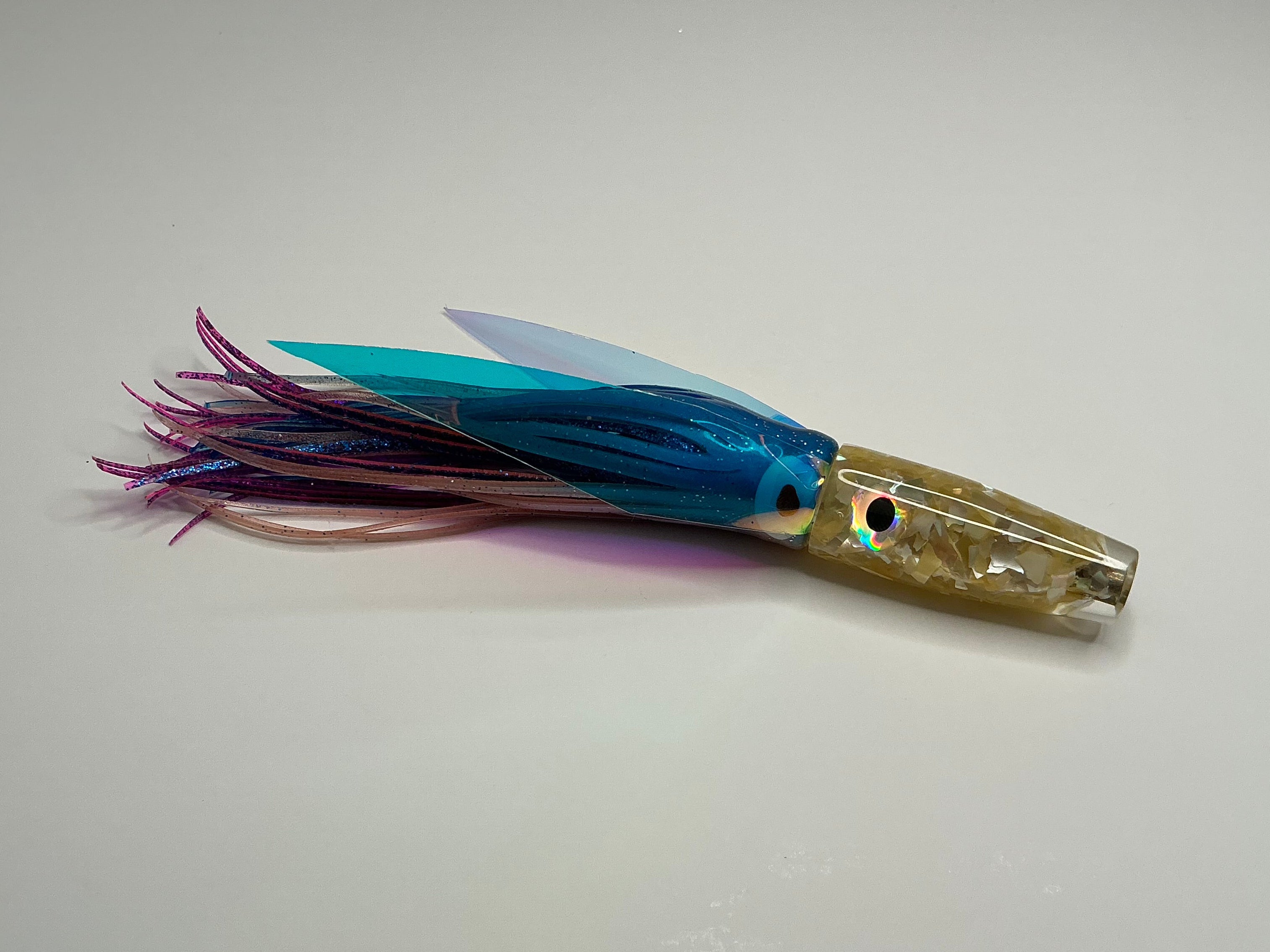 5”+ Gold Shell Flake Inverts (Hologram Eyes)